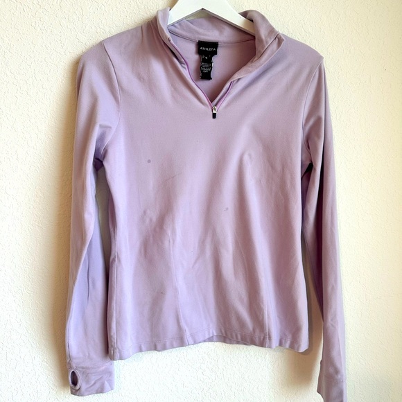 ATHLETA pullover lavender color. Cotton. - Picture 1 of 4